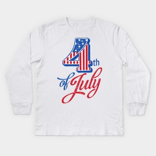 4th of July - Independence Day Kids Long Sleeve T-Shirt